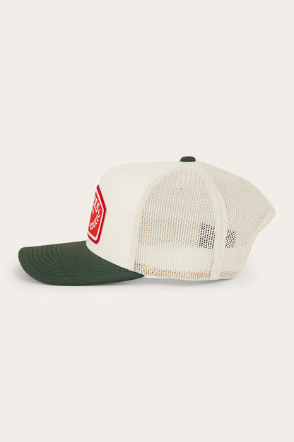 Wheatbelt Wool Trucker Cap - Off White/Pine