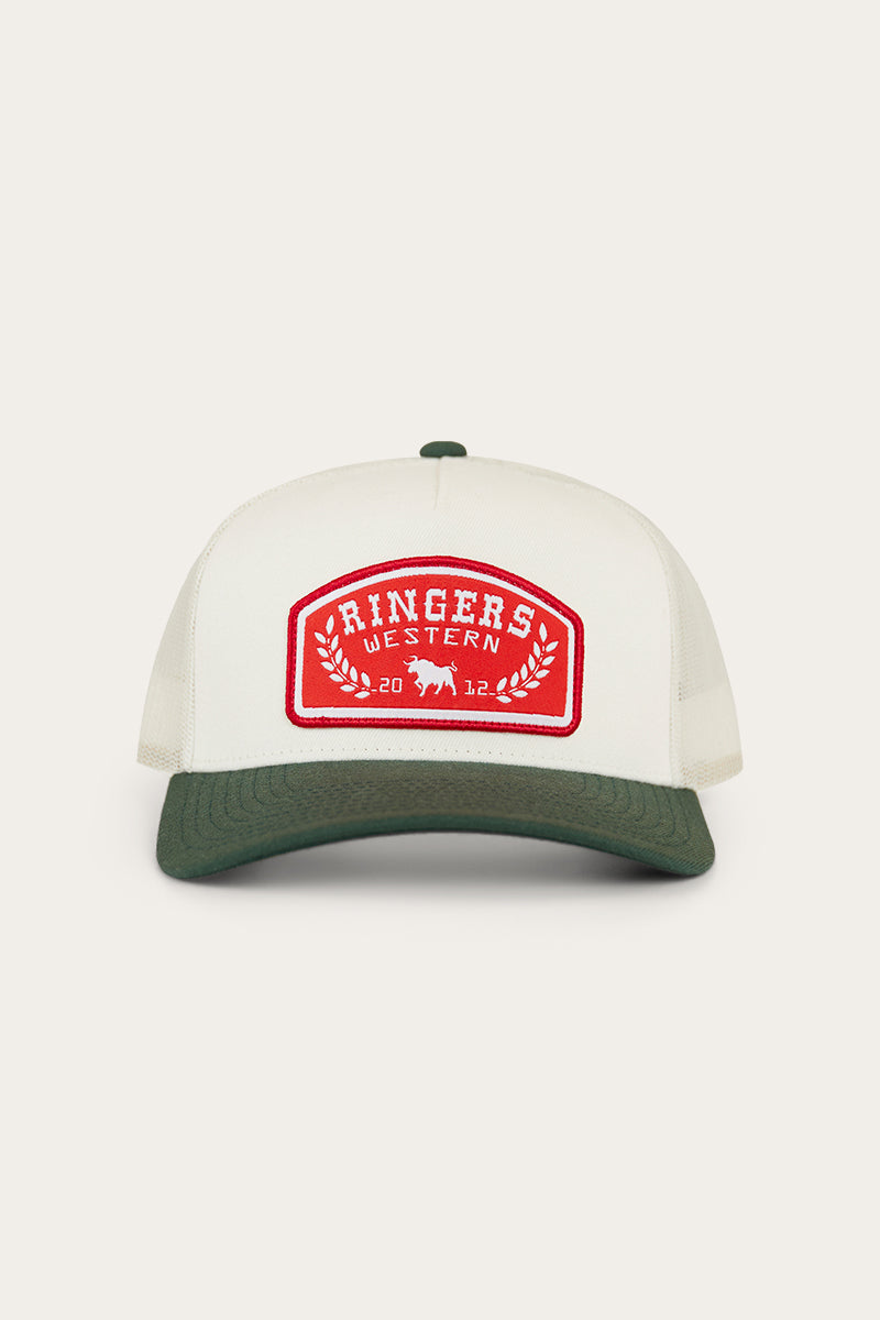 Wheatbelt Wool Trucker Cap - Off White/Pine