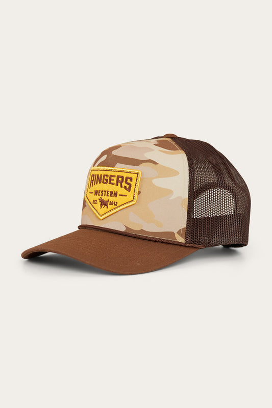 Garage Trucker Cap - Desert Camo/Chocolate