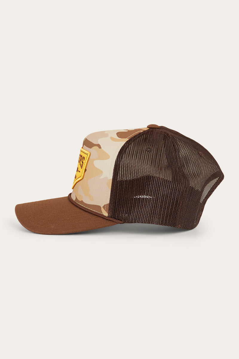 Garage Trucker Cap - Desert Camo/Chocolate