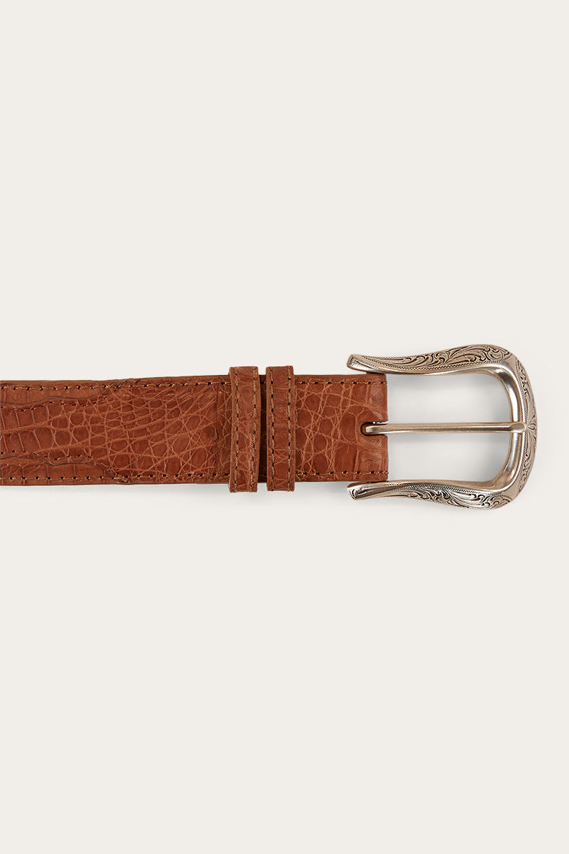 Beaumont Belt - Croc Tan