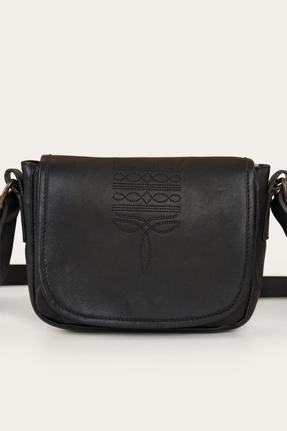 Callie Saddle Bag - Black