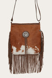 Maria Tassel Bag - Brown Cowhide