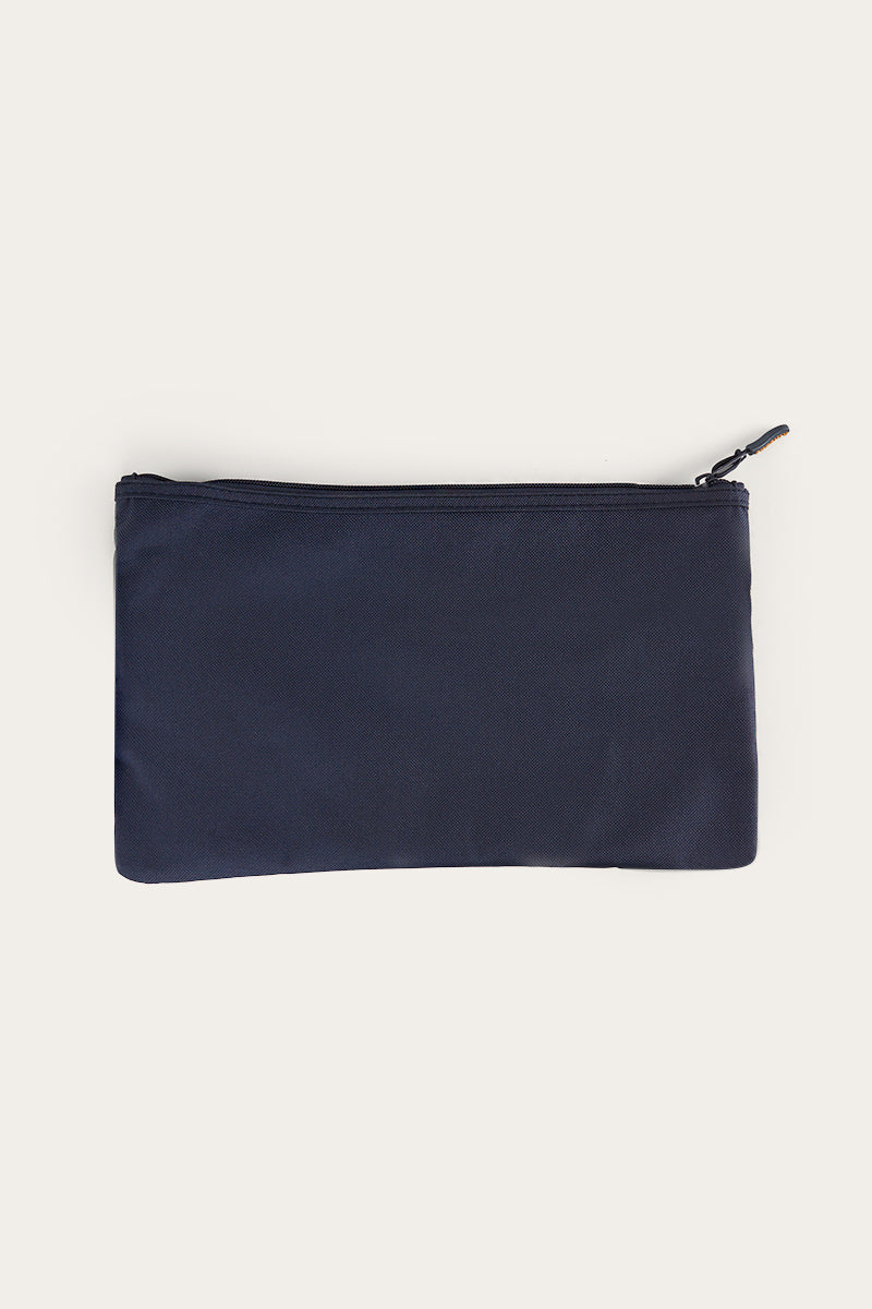 Spencer Pencil Case - Dark Navy/Clay