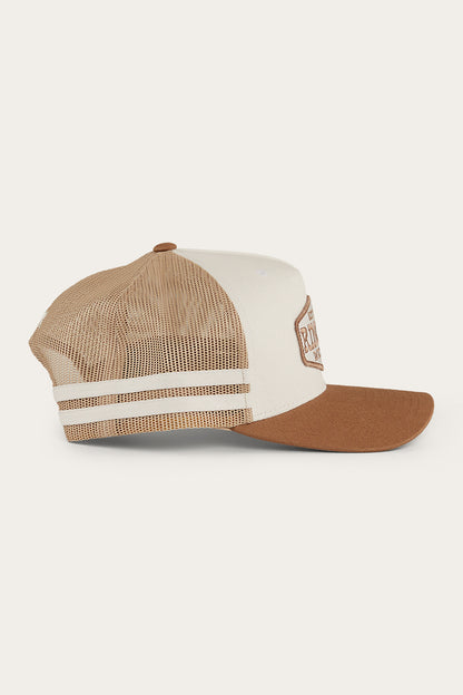 Banks Trucker Cap - Off White/Toffee