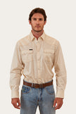 Mapleton Mens Western Shirt - Off White