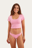 Dreamer Womens Sleep Set - Pastel Pink