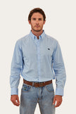 Longreach Mens Plain Dress Shirt - Sky Blue