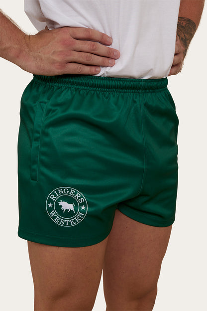 Ringers Footy Shorts - Lake Green