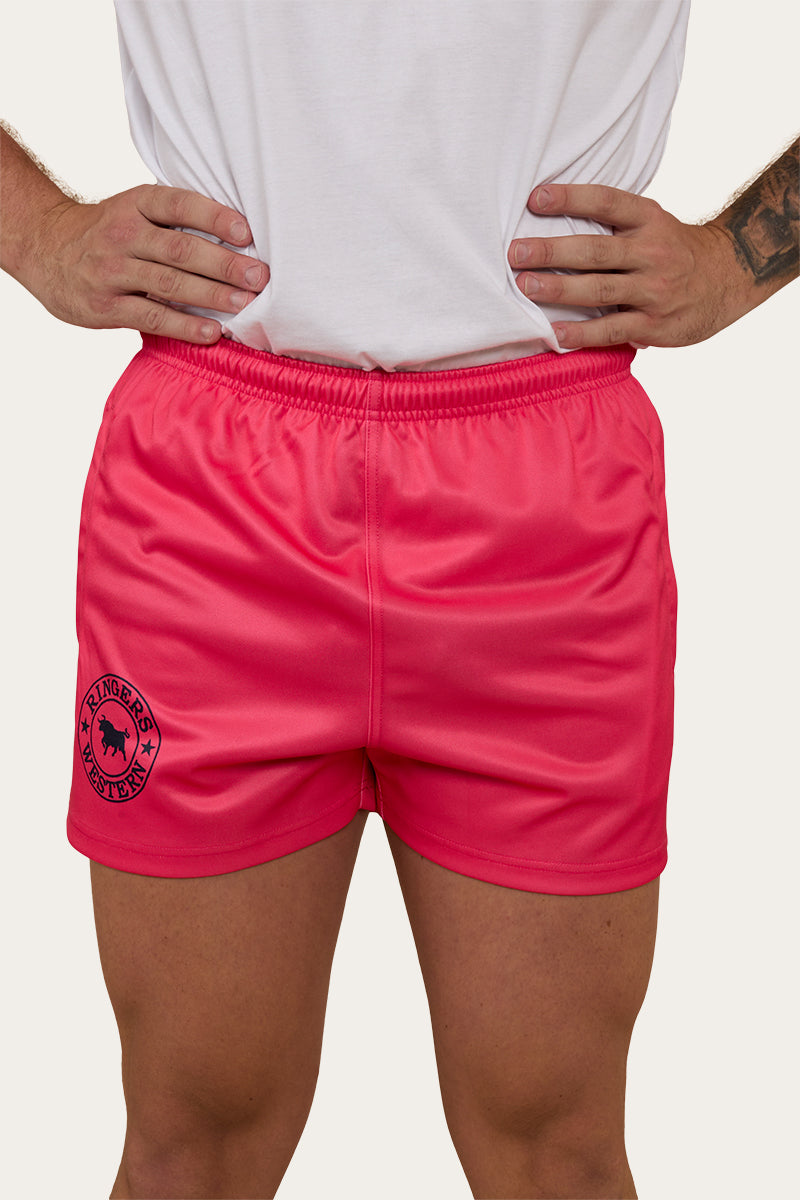 Ringers Footy Shorts - Melon