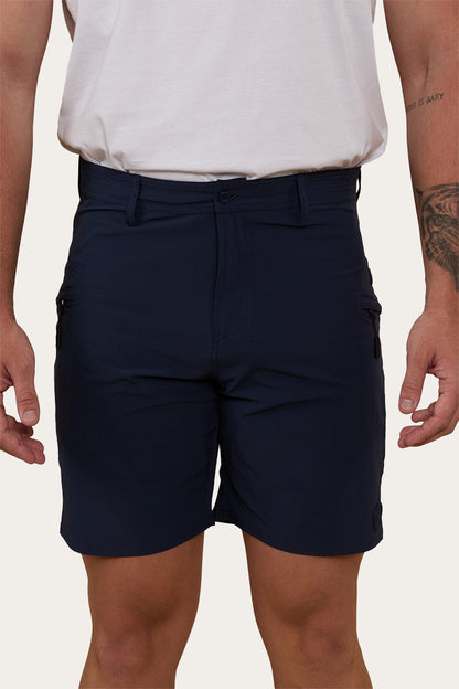 Hillston Mens Hybrid Short - Navy