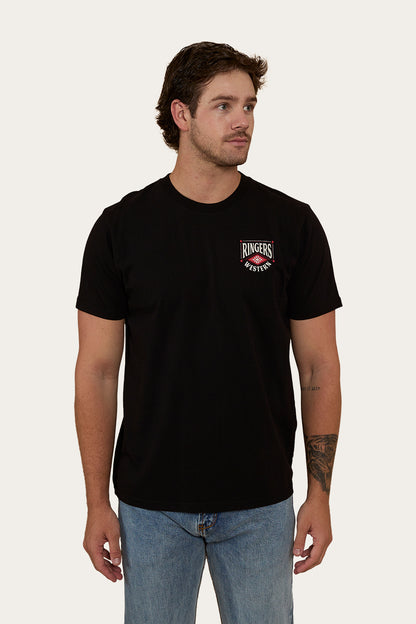 Conondale Mens Loose Fit T-Shirt - Black