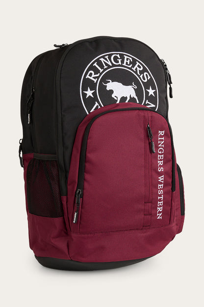 Holtze Backpack - Burgundy/Black