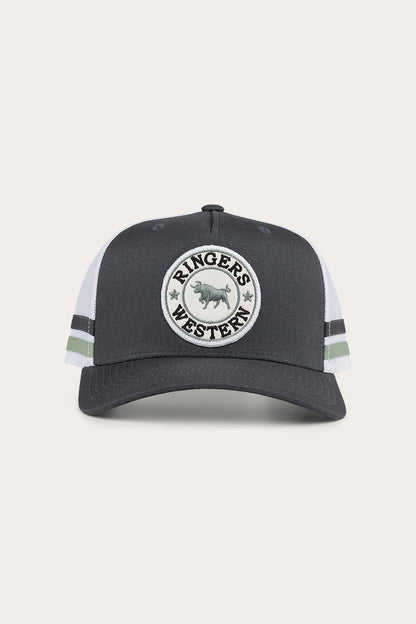 McCoy Trucker Cap - Charcoal/Leaf