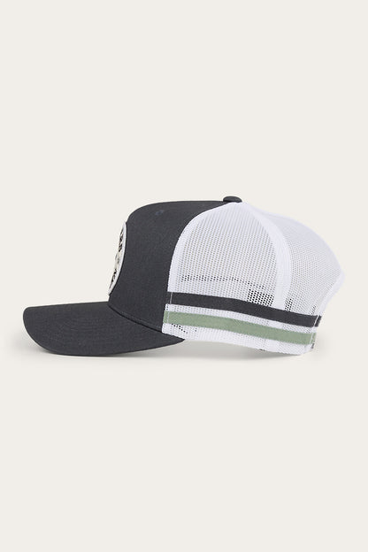 McCoy Trucker Cap - Charcoal/Leaf