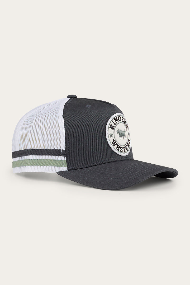 McCoy Trucker Cap - Charcoal/Leaf