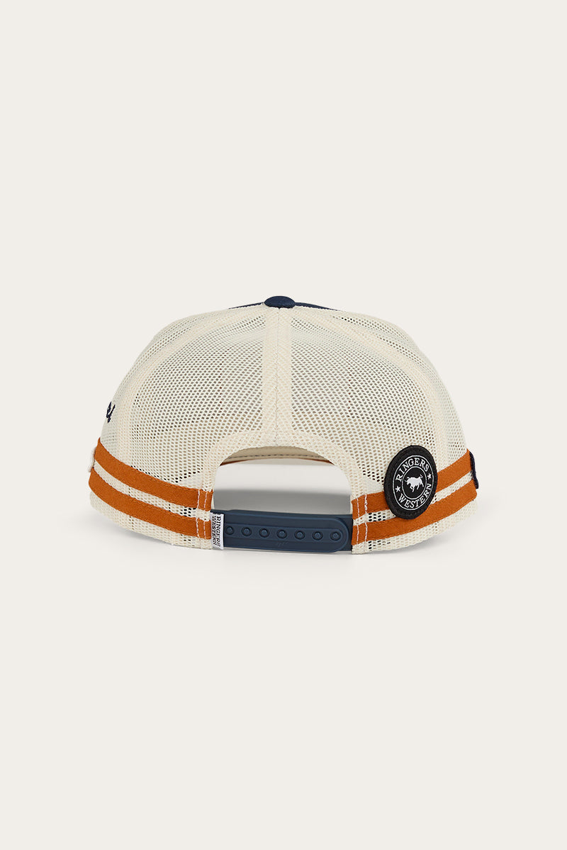 Big Rig Trucker Cap - Navy / Burnt Orange