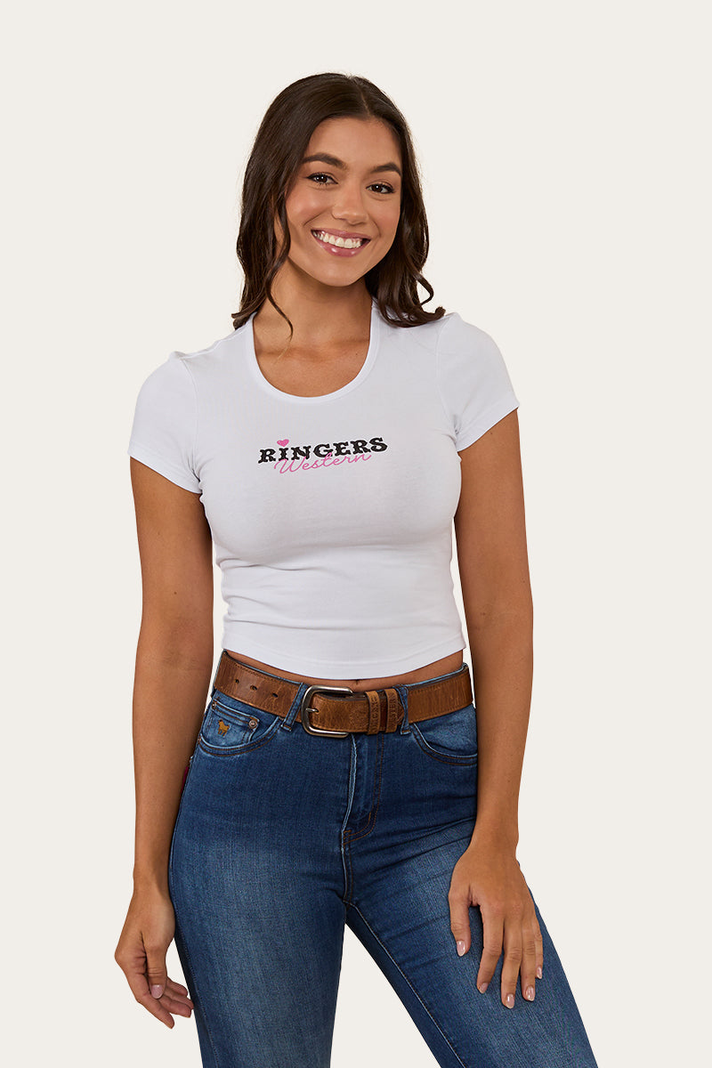 Ringers Heart Womens Baby T-Shirt