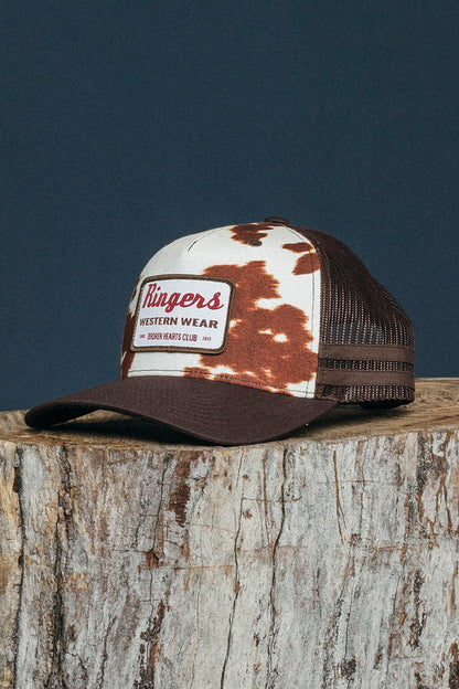 Daisy Trucker Cap - Chocolate