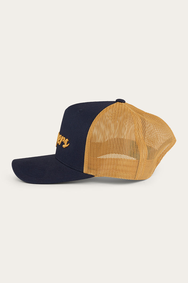 Hackett Trucker Cap - Navy/Clay