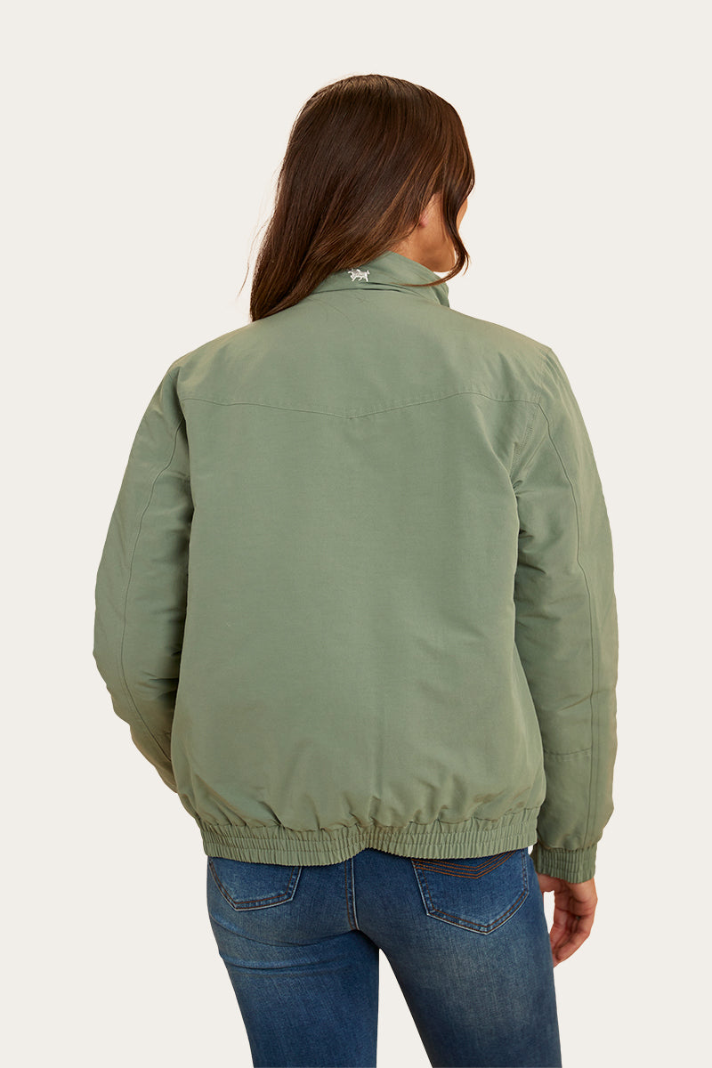 Tesbury Womens Jacket - Leaf/Off White