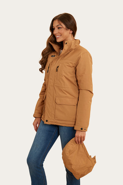 Kickback Womens Jacket - Tawny Brown