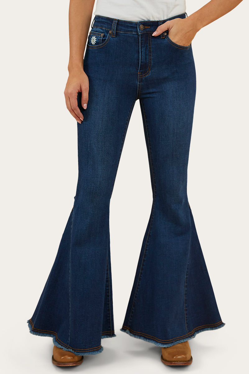 Fields Womens Super Flare Jeans - Classic Blue