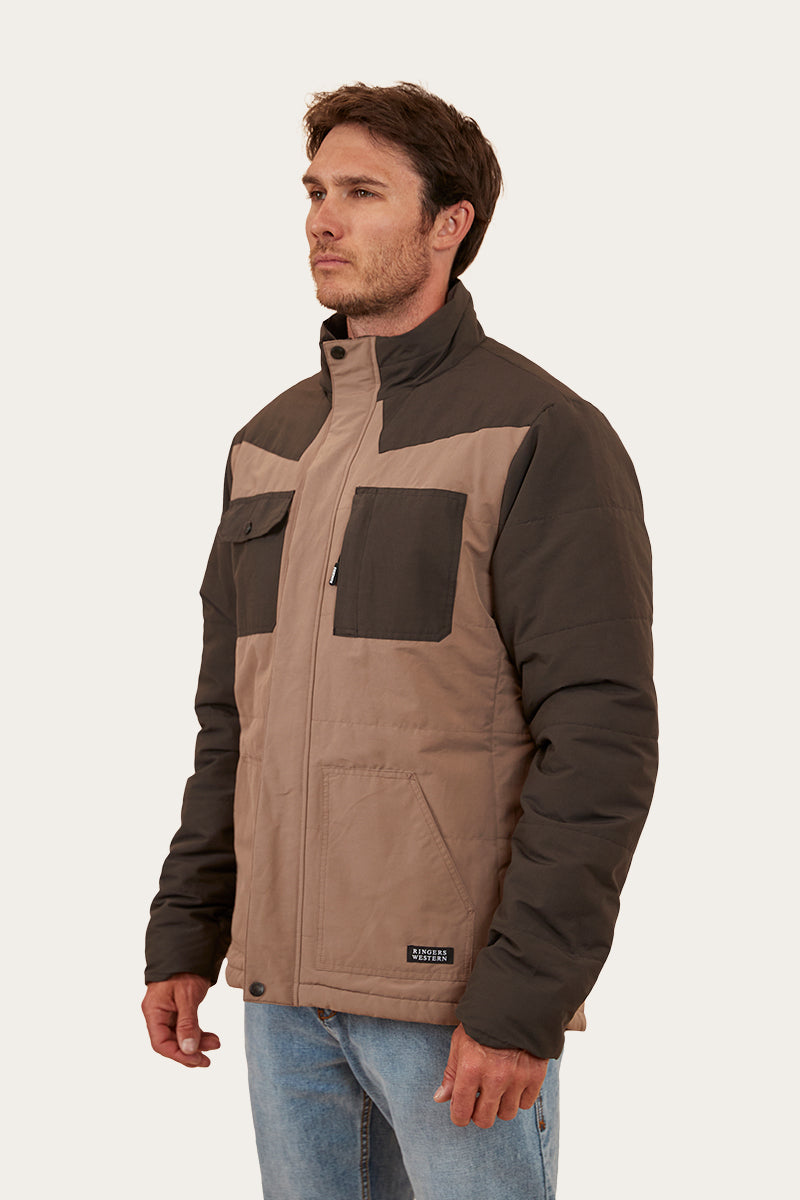 Dixon Mens Puffer Jacket - Mushroom