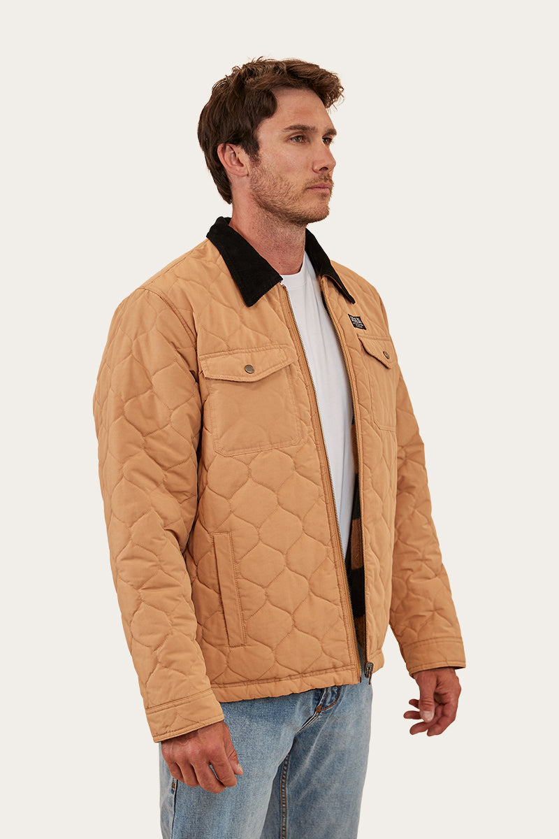 Jed Mens Reversible Jacket - Tawny Brown