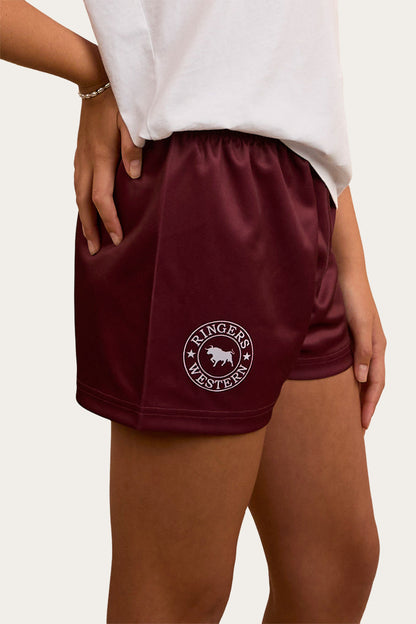 Ringers Kids Footy Short - Burgundy