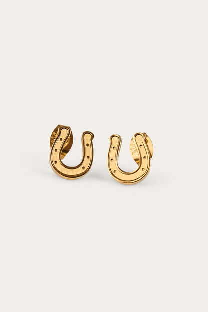 Lucky Cowgirl Earrings - Gold