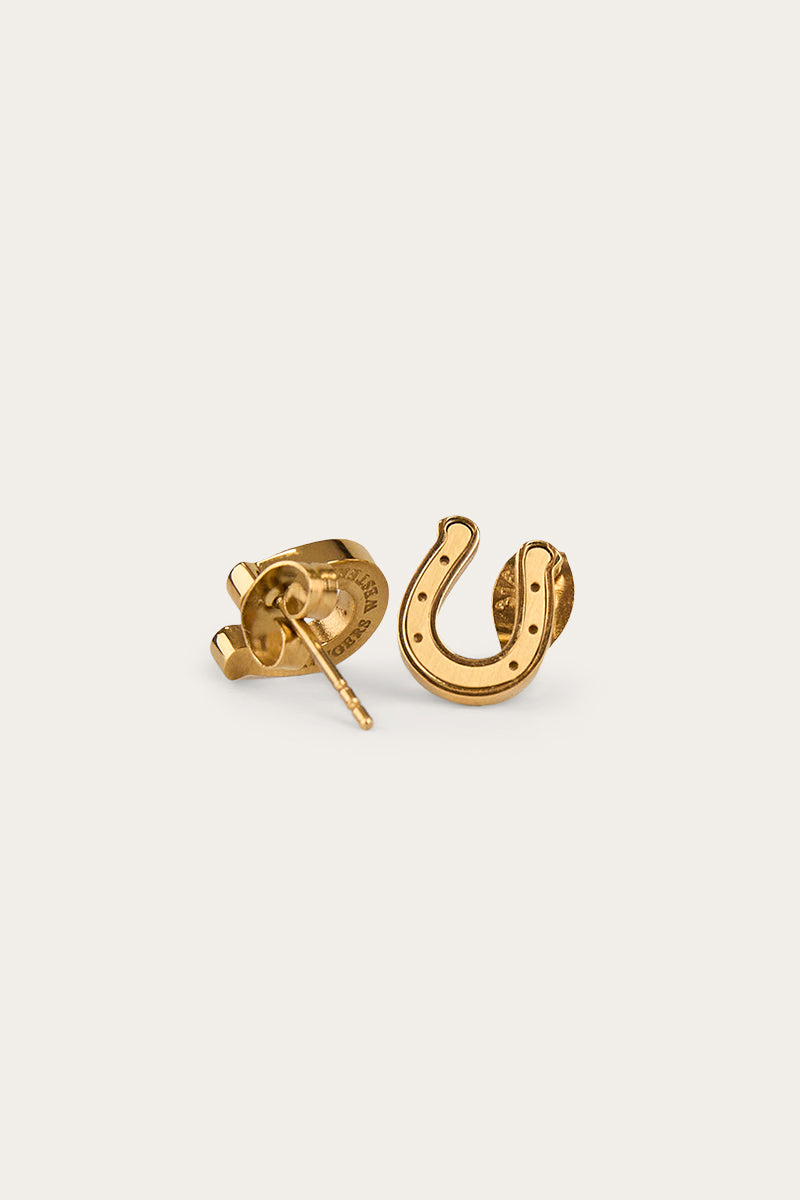 Lucky Cowgirl Earrings - Gold