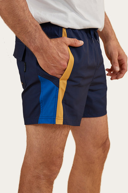 Rally Mens Swim Short - Navy/Snorkel Blue