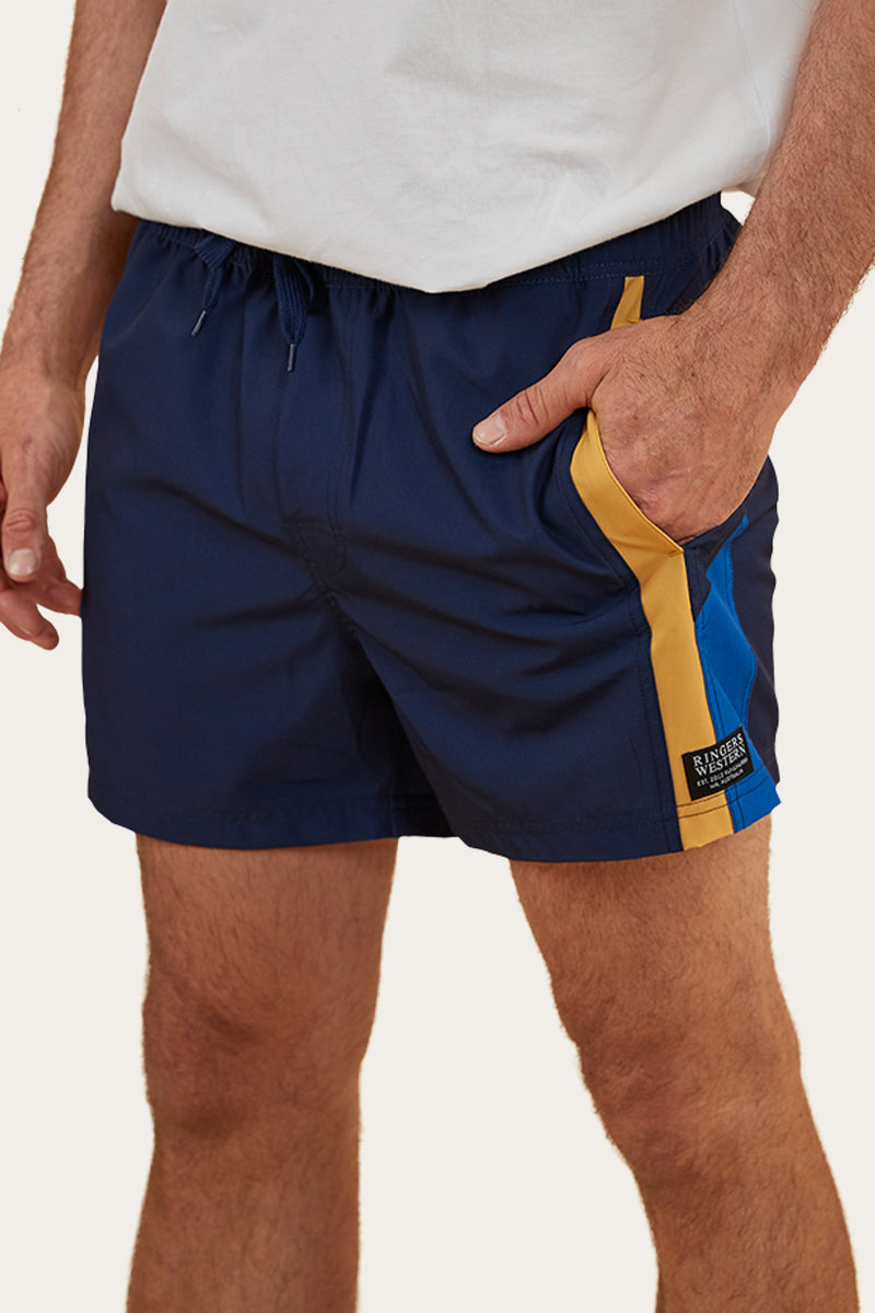 Rally Mens Swim Short - Navy/Snorkel Blue