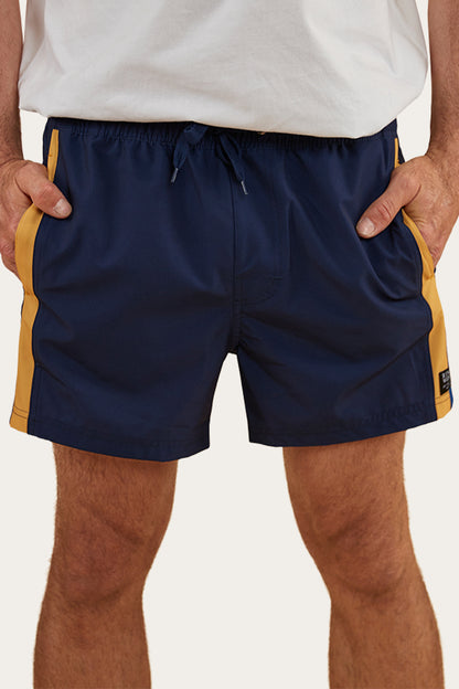 Rally Mens Swim Short - Navy/Snorkel Blue