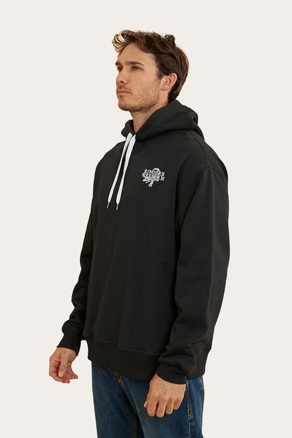 Salty Mens Hoodie - Black