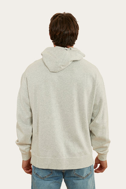 Princeton Mens Hoodie - Light Grey Marle