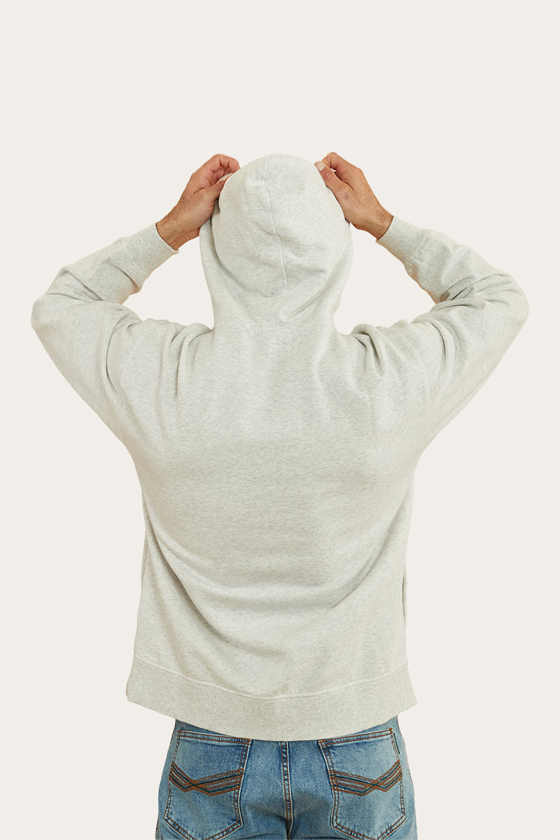 Princeton Mens Hoodie - Light Grey Marle