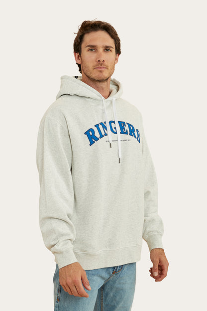 Princeton Mens Hoodie - Light Grey Marle