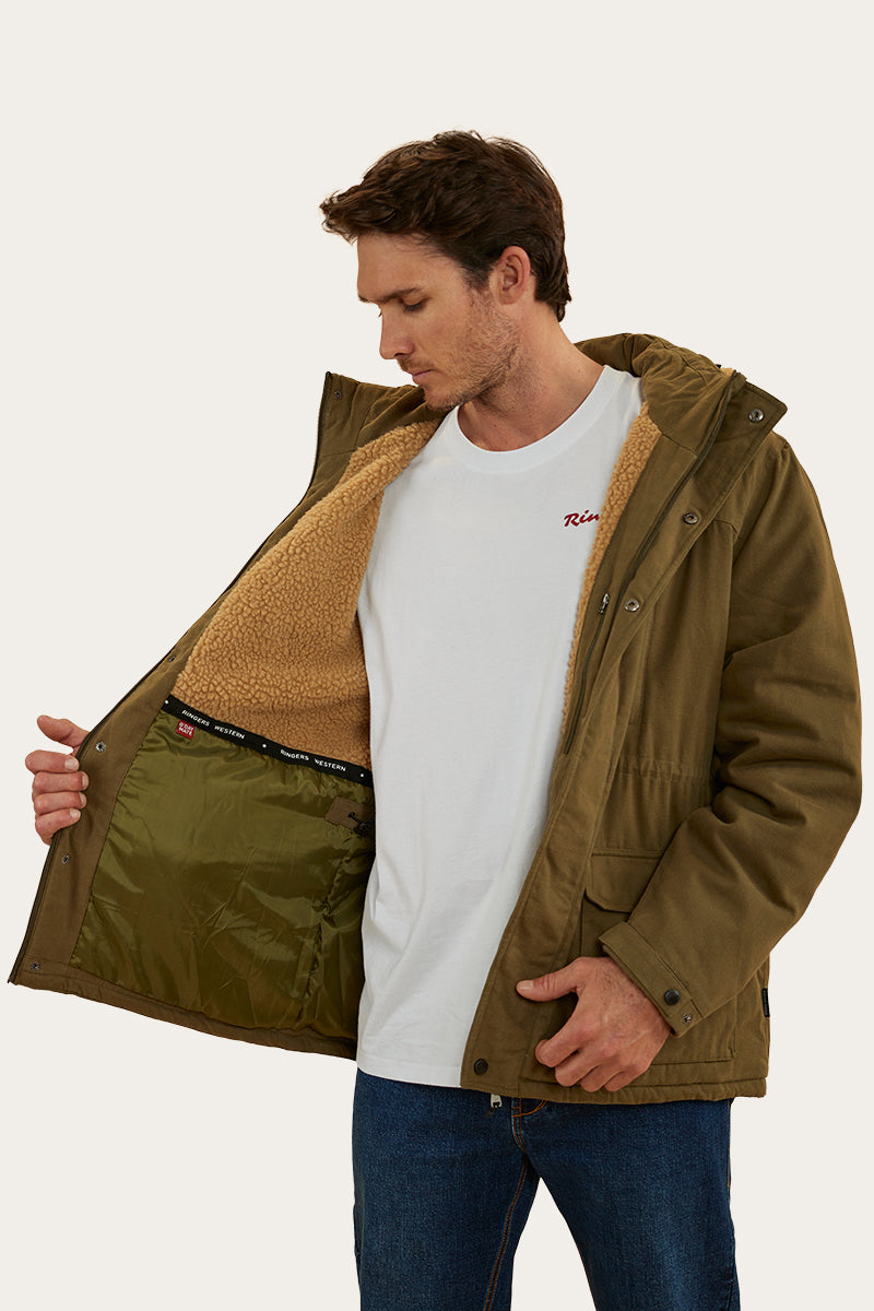 Judd Mens Jacket - Military Green