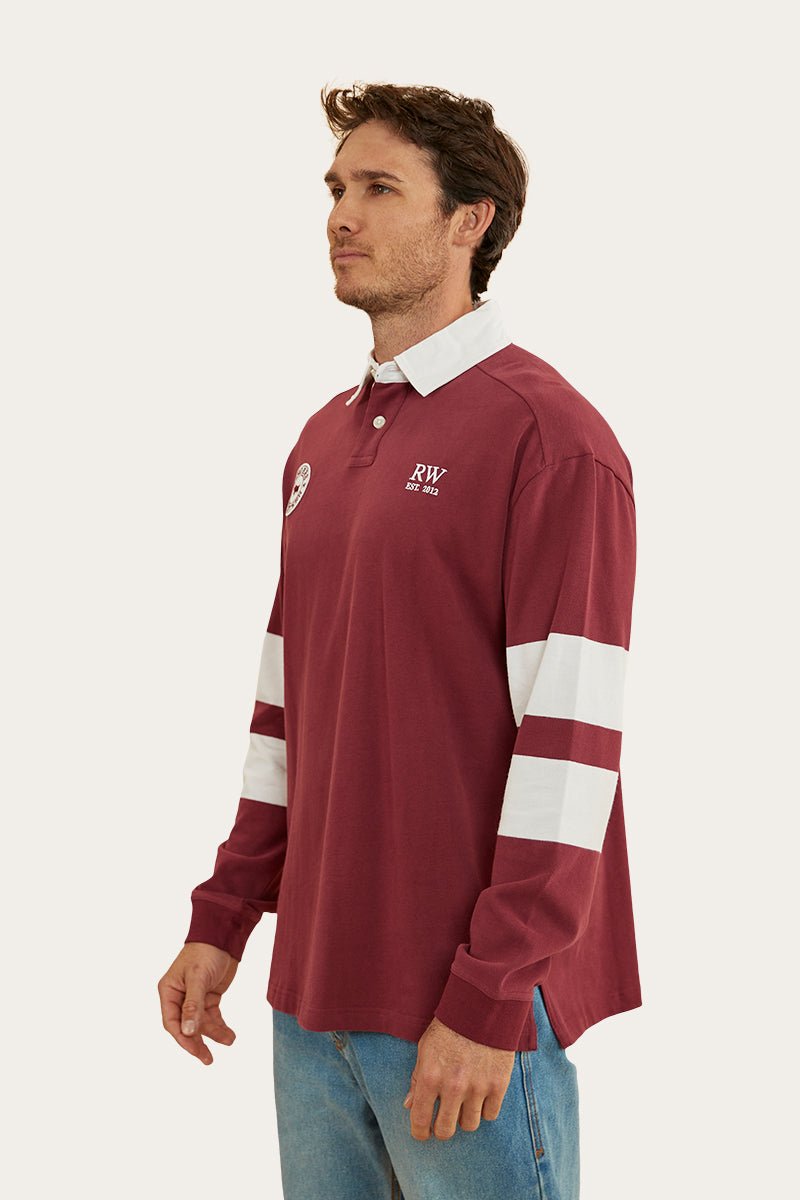 Rivalry Unisex Rugby Jersey - Maroon