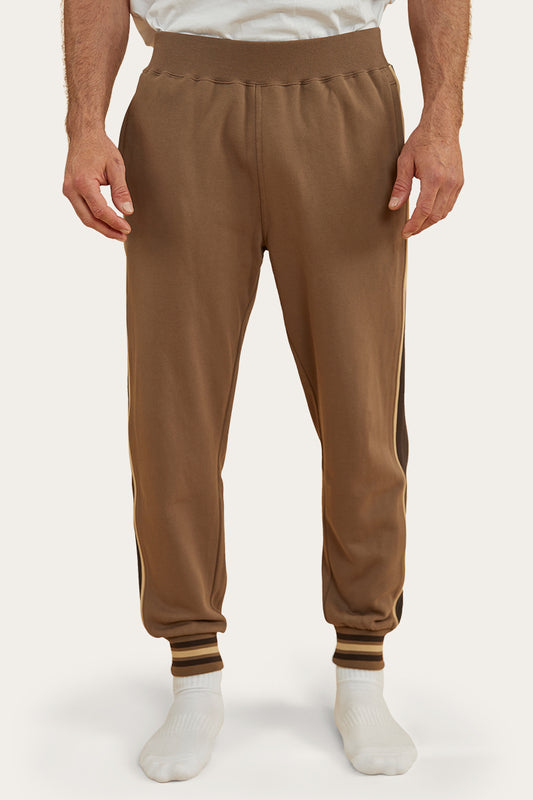 Davis Mens Trackpant - Mushroom/Charcoal