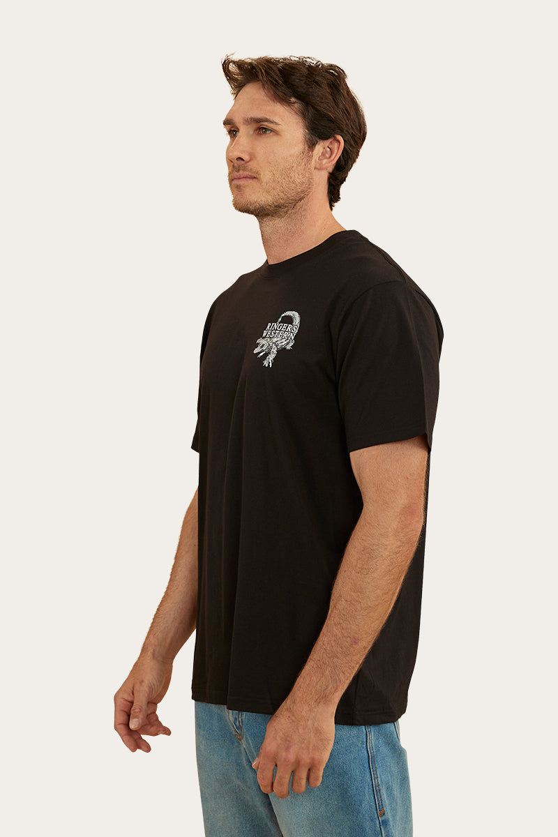 Salty Mens Loose Fit T-Shirt - Black