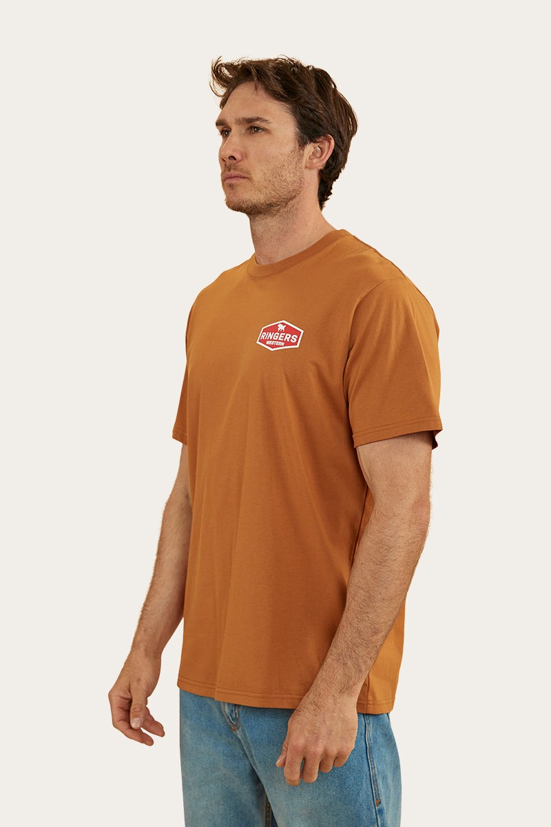 Servo Mens Loose Fit T-Shirt - Toffee