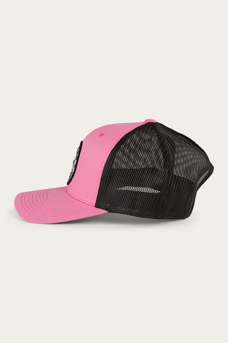 Tara Ponytail Trucker Cap - Melon