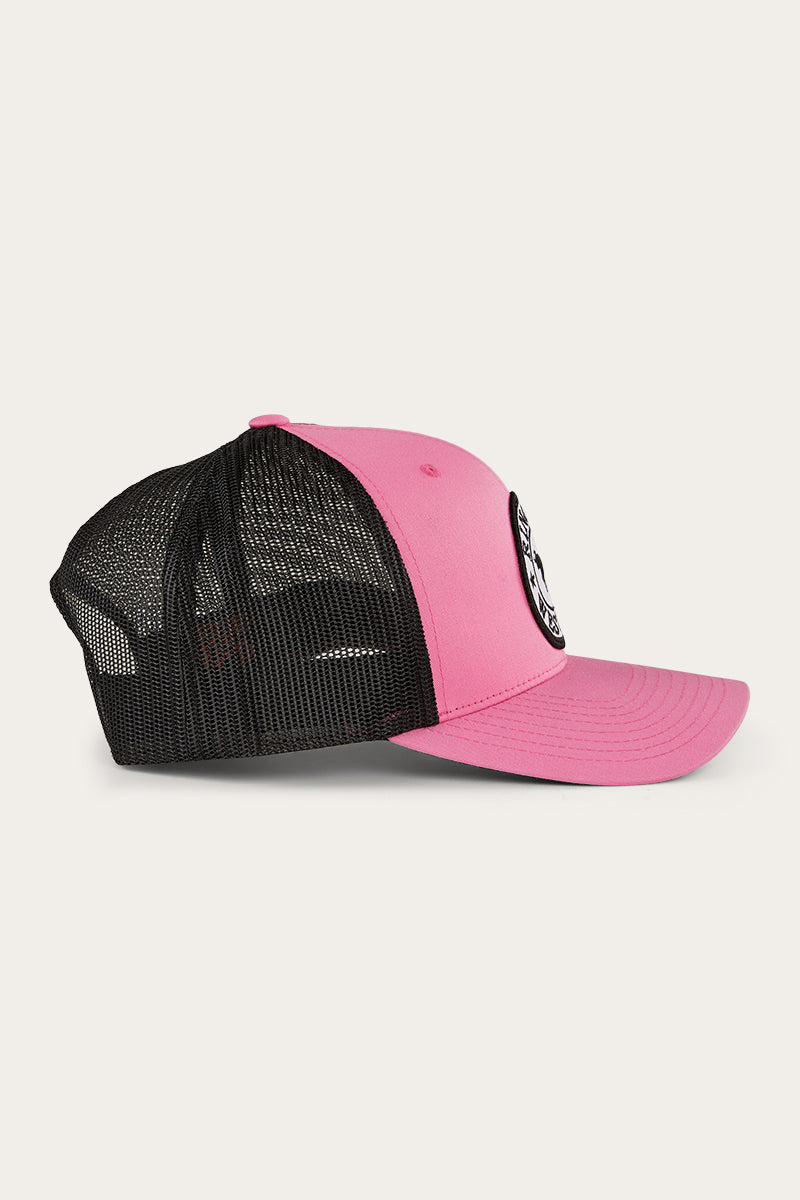 Tara Ponytail Trucker Cap - Melon