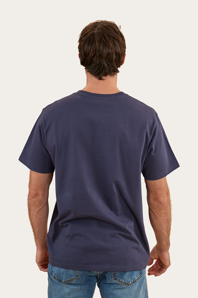 Parklands Mens Loose Fit T-Shirt - Washed Navy