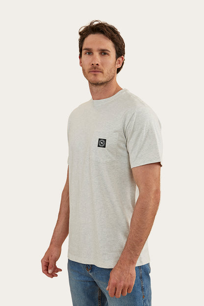 Southbridge Mens Classic Fit T-Shirt - Light Grey Marle