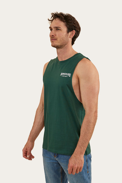 Squadron Mens Muscle Tank - Pine