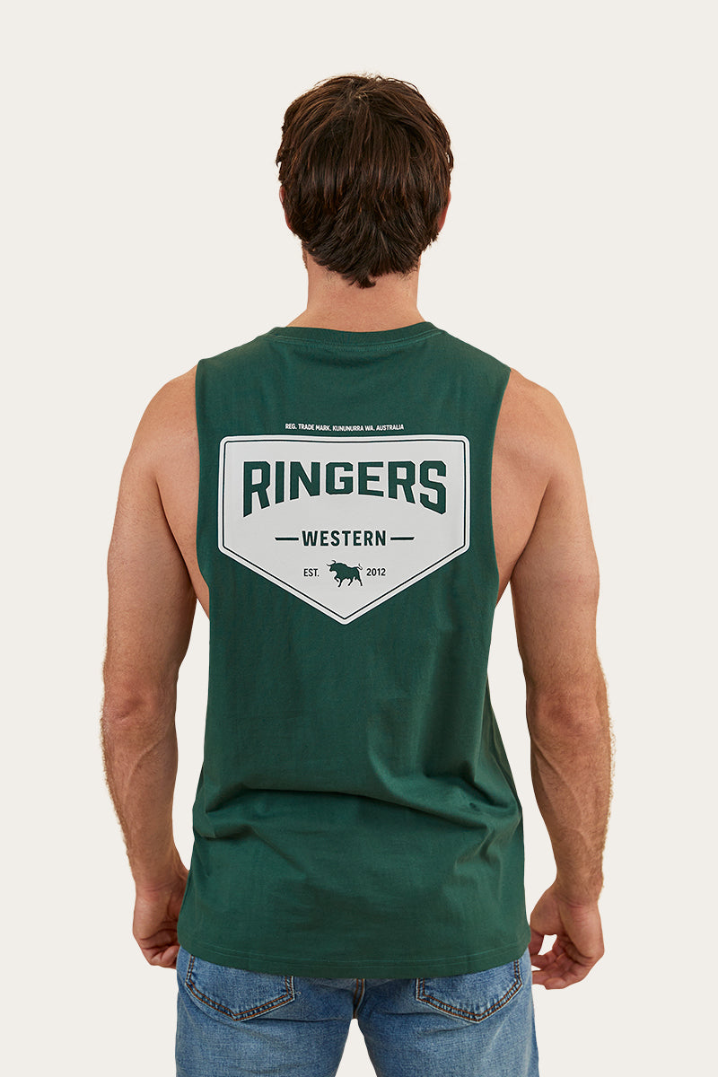 Squadron Mens Muscle Tank - Pine